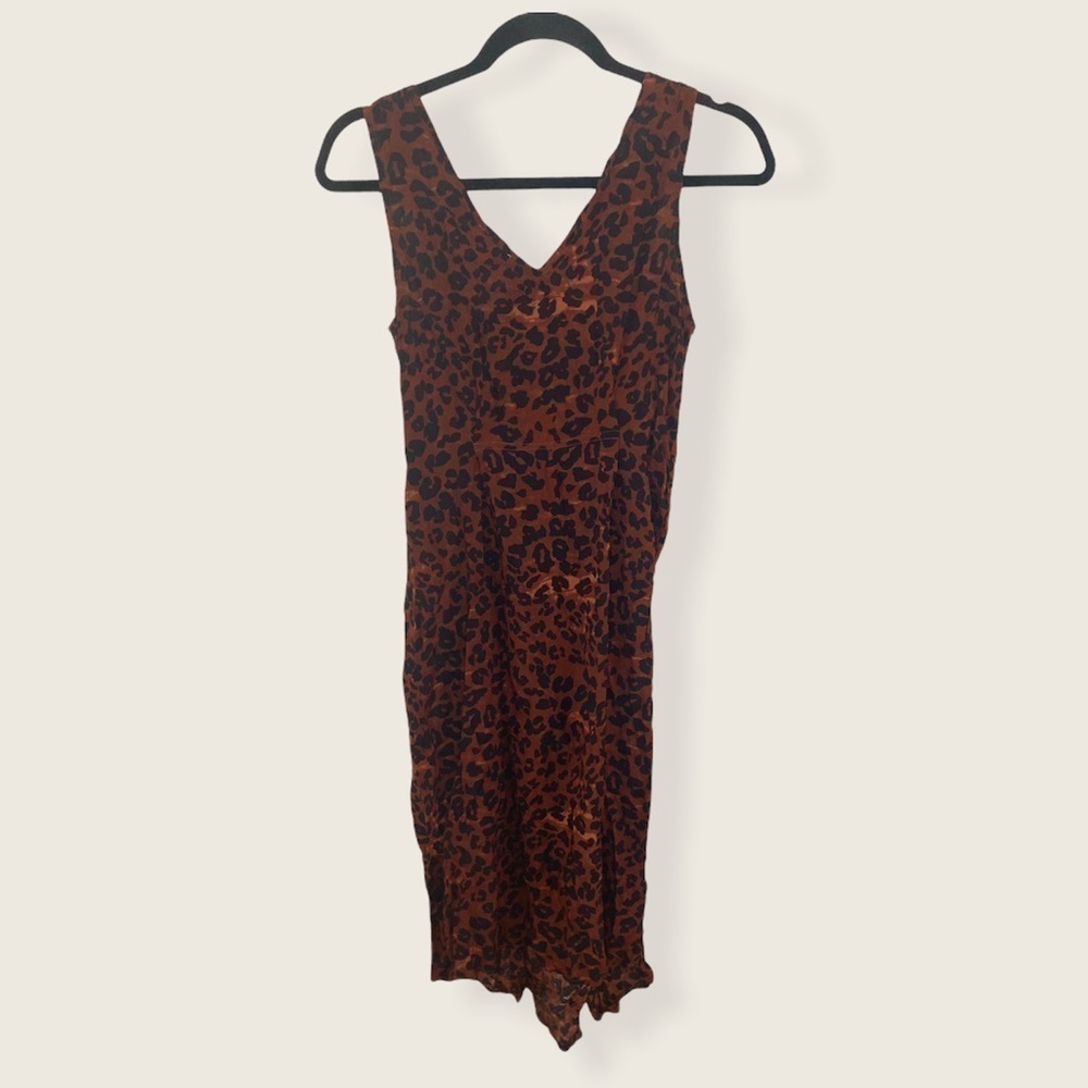Beach lunch lounge leopard print anais midi dress - Picture 4 of 8